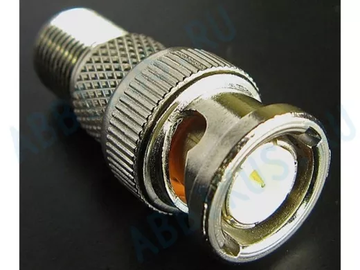 Переходник BNC-штекер / F-гнездо   B-153