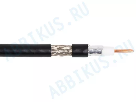 5D-FB CCA (100м) кабель коаксиальный "ABI-92126", 50 Ом, 5D/FB для антенн мобильного интернета 4G