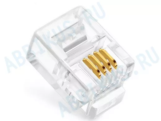 Телефонный джек 4-х контактный (RG11) 6P4C